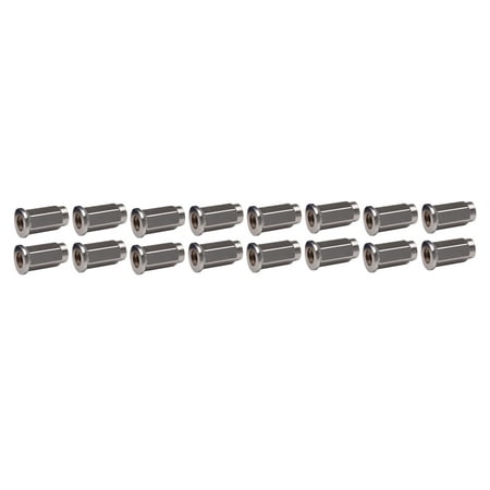 

ITP (16pk) Flat Base Chrome Lug Nut 12mm x 1.25mm Thread Pitch w/17mm Head for Kawasaki MULE Pro-FXT 2015-2017