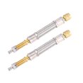 thumbnail image 1 of Unique Bargains 2pcs 100mm 3.94' Tire Valve Stem Extension Inflator Extender Hose Universal Fit for Car Motorcycle, 1 of 6