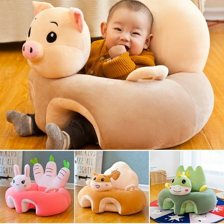 Cartoon Seat Kids Baby Chair Baby Sofa Cute Baby Anti Falling Sofa Cartoon Animal Plush Toy For Baby New Walmart
