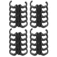 thumbnail image 2 of Anillos de encuadernación con capacidad para 60 hojas de papel, grosor de encuadernación de 11 mm, escritura libre, fácil uso, suministros de oficina, negro transparente, 2 of 5