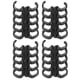 thumbnail image 2 of Anillos de encuadernación con capacidad para 60 hojas de papel Grosor de encuadernación de 11 mm Escritura libre Fácil uso Suministros de oficina Transparente Negro, 2 of 10