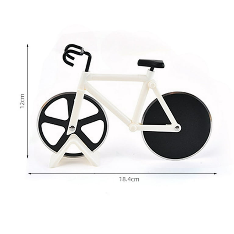 Pizza Cutter Stainless Steel Bicycle Shape Wheel Bike Roller -  Sweden