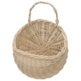 thumbnail image 2 of Wall Mounted Rattan Basket, Rattan Storage Basket Lovely Shape Multifunctional Sturdy Structure Deep Bottom  For Towel For Kitchen For Pen, 2 of 8