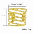 thumbnail image 4 of 12Pcs/Set Serviette Napkin Rings Wedding Dinner Towel Holder Buckle Party Table, 4 of 5