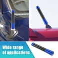 thumbnail image 3 of Unique Bargains 1 Set 8cm 3.15 Inch Car AM FM Radio Signal Antenna Mast Universal Blue Carbon Fiber Pattern Black, 3 of 6