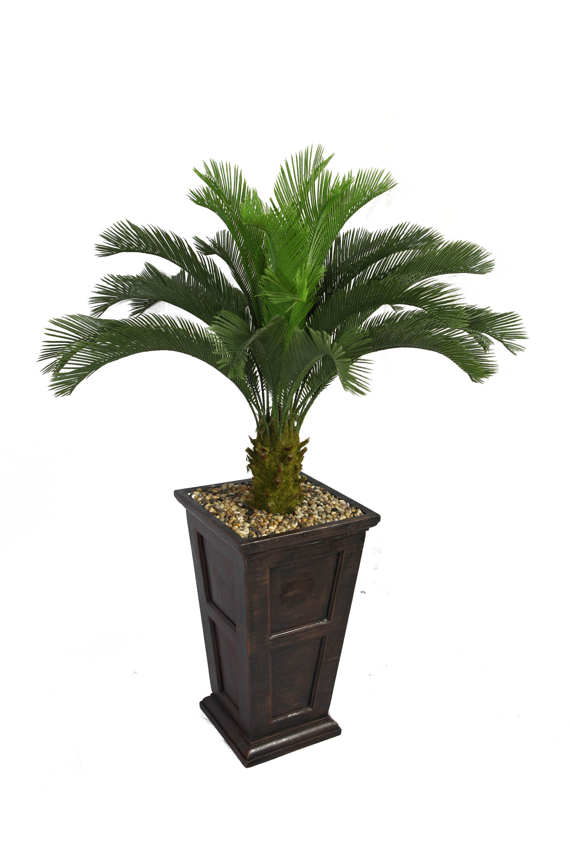67" Tall Cycas Palm Tree Artificial Decorative Greenery in 16