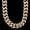 Yellow, variant on Pear Cut Drip Cuban Hip Hop Bling Bling CZ Iced Out Chain