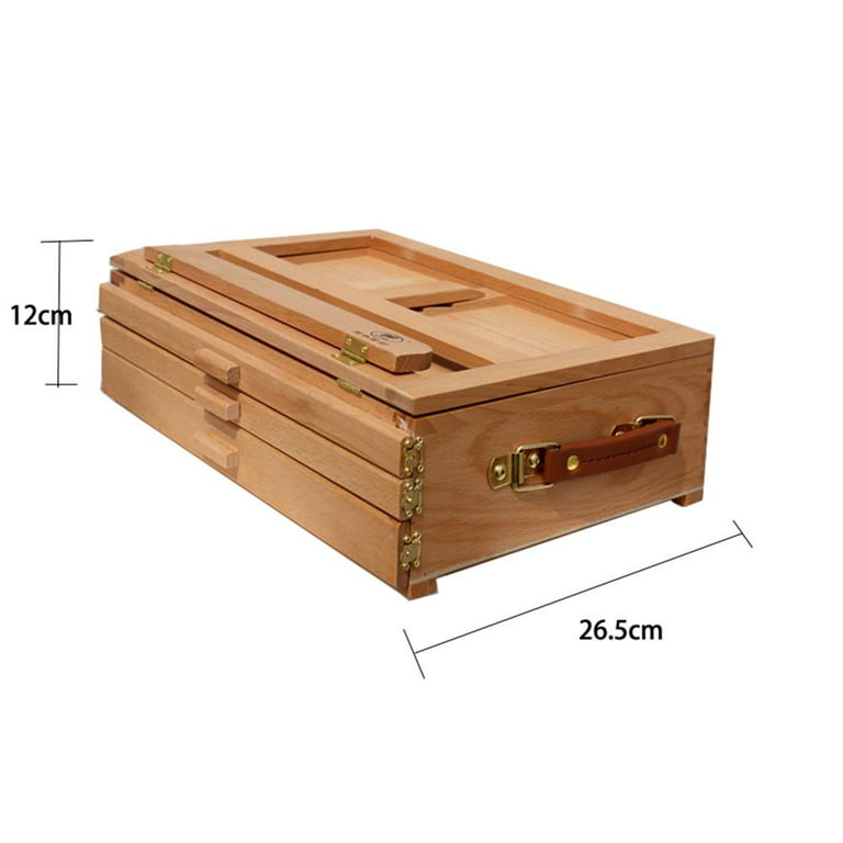 TABLE EASEL WOODEN Art Adjustable Box Solid Wood Pine vidaXL £22.99 -  PicClick UK