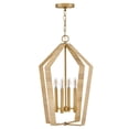 thumbnail image 5 of 83644LCB Lark Sammi - 20W 4 LED Large Pendant-25.5 Inches Tall and 17 Inches Wide-Lacquered Brass Finish, 5 of 14