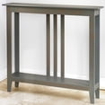 thumbnail image 6 of Narrow Entryway Wood Console Accent Table - 32"H, 6 of 12