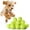 Green Tennis Balls, variant on Automatic  Ball Launcher for Small Dogs -  Ball Thrower Fetch Machine - Indoor Outdoor Interactive  with 3 Mini Tennis Balls 2 Inch