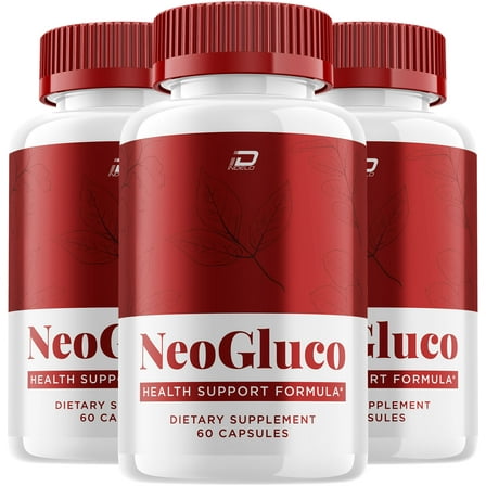 NeoGluco Capsules – Neo Gluco Natural Ingredients Glycogen Support, 3 Pack, 180 Capsules