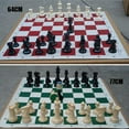 thumbnail image 2 of WALFRONT Plastic Chessmen Set International Chess Game Complete Chessmen Set Black&White ,Chessmen Set, 2 of 4