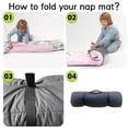 thumbnail image 5 of AOLOA Custom Woodland Nap Mat for Toddlers, Personalized Forest Animal Sleeping Bag with Nap Blanket, Rustic Tree Theme Roll Up Mat for Daycare or Preschool, 5 of 8