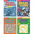 thumbnail image 1 of Destacados Puzzle Fun 2025 Libros de rompecabezas para niños de 6 años en adelante Juego de 4 libros de acertijos Laberintos Rompecabezas de palabras y más Rompecabezas para niños sin pantalla aptos p, 1 of 7
