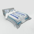thumbnail image 3 of Ambesonne Space Bedding Set 3 Pcs, Solar System Milky Way, Twin, Blue White, 3 of 3