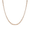 Rose Gold, variant on Olivia 18k White Gold Plated Tennis Necklace with Simulated Diamond Crystals for Women