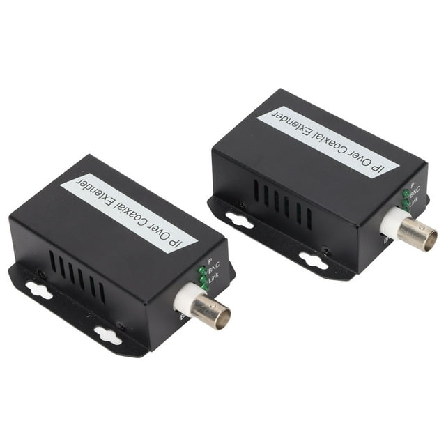 Extensor IP de 2 uds, buena disipación de calor, comunicación bidireccional, adaptador Ethernet estable de tamaño pequeño