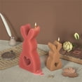 thumbnail image 4 of Desktop Decor Easter Auspicious Love Rabbit Candle Silicone Oven For Fresh Baked Scent Beads DIY Handmade Fresh Soap Resin, 4 of 4