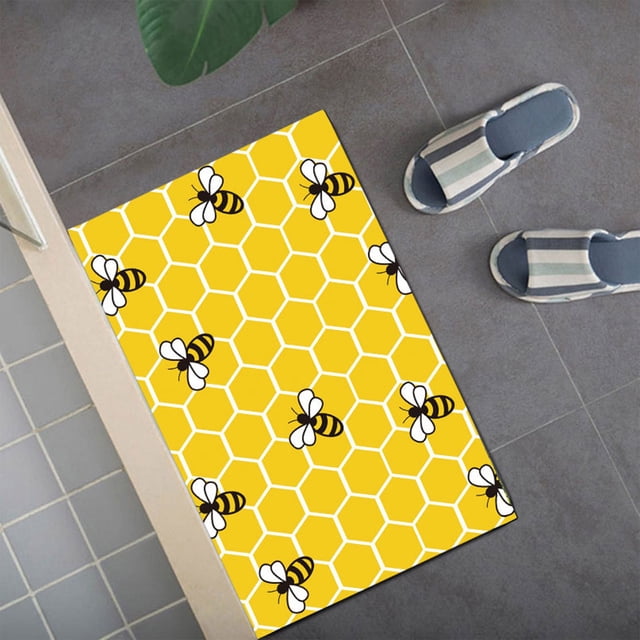 Home Textile Carpet Clearance Bee Anti Slip Floor Mat Long Carpet Doormat Access Mat Bathroom Anti Slip Mat Long Carpet Kitchen Floor Mat, Home Textile Carpet