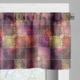 thumbnail image 5 of Ambesonne Ethnic Valance & Curtain, Modern Mandala Motif, 55"x45", Multicolor, 5 of 6