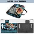 thumbnail image 6 of Xixirimido Golf Cart Seat Cover with 4 Pockets Portable & Foldable Golf Cart Seat Blanket Towel Fits for EZGO, Yamaha, Club Car Golf Cart Accessories, Aztec Tribe Sea Turtle Hibiscus, 6 of 8