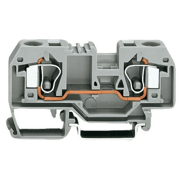 284-901  2-Conductor Through Terminal Block Centre Marking For Din 35 Rail Front-Entry Cage Clamp Connection Horizontal Type