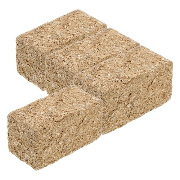 OULII 4Pcs Mini Hay Bales Decorative Straw Ornament for Micro Landscape Small Hay Projects
