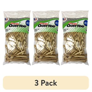 Pride Deluxe Golf Tees 3-1/4", Natural, 90 Count