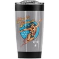 thumbnail image 1 of Wonder Woman Vintage Stainless Steel Tumbler 20 oz Coffee Travel Mug/Cup, Vacuum Insulated & Double Wall with Leakproof Sliding Lid | Great for Hot Drinks and Cold Beverages, 1 of 7