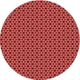 thumbnail image 1 of Ahgly Company Indoor Round Patterned Shocking Orange Area Rugs, 7' Round, 1 of 1
