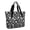 Black Halloween Ghost-1, variant on Tote Bag for Women - Black Halloween Skull Book Pattern Shoulder Bag - Large Utility Work Duffle Bag with Zipper Handbag for Travel, Work, Sprots