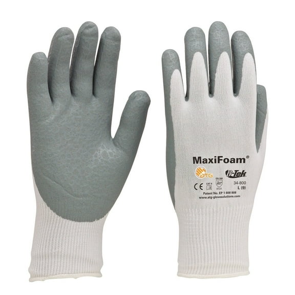 34-800/Xl Premium Gray Foam Nitrile Gloves 230731 Pip Glove