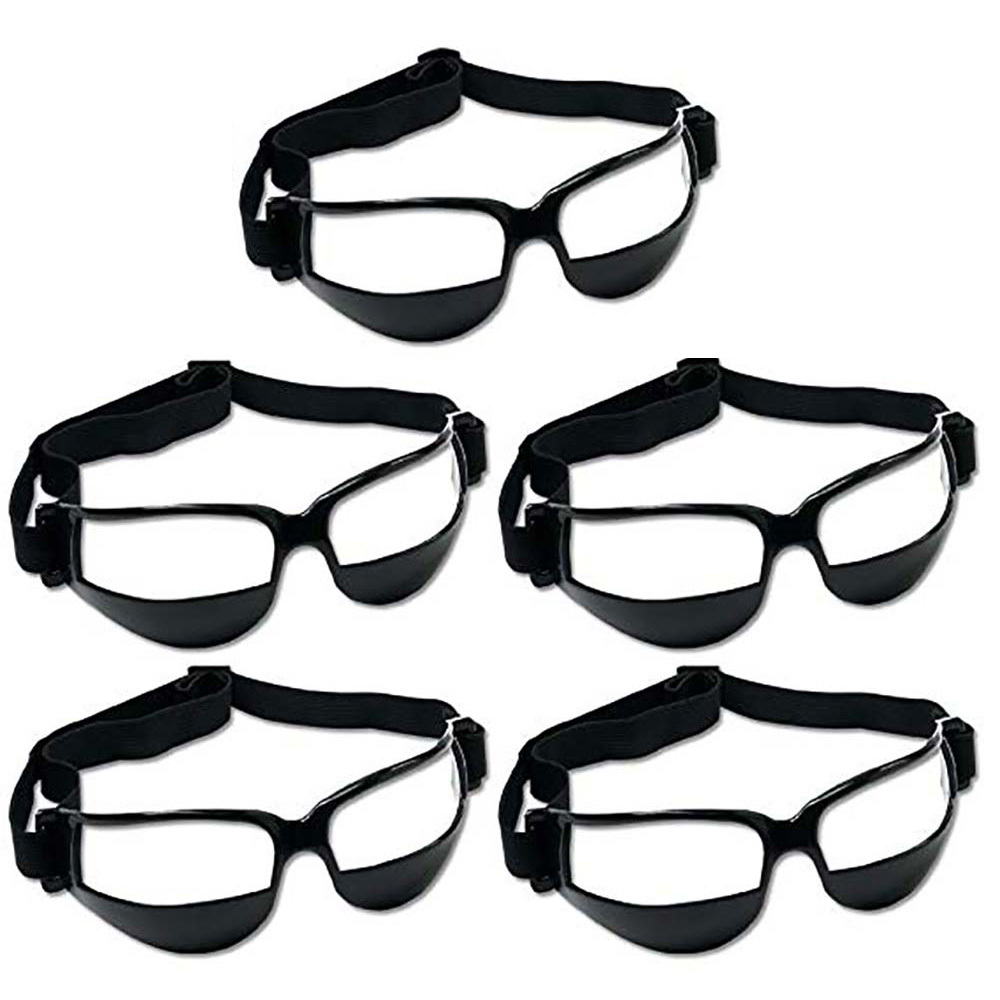 5Pcs Professional Basketball Dribble Goggles Dribbling Specs Anti Bow