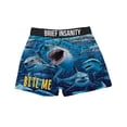 thumbnail image 1 of Brief Insanity Men's Boxer Shorts Underwear Great White Sharks Print, 1 of 1