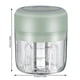 thumbnail image 5 of Ounissouiy Trituradora de ajo de 250 ml, máquina eléctrica inalámbrica para prensa de ajo, picadora Cocina y Comedor verde 250ML, 5 of 6