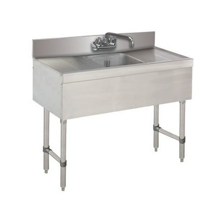 Advance Tabco 36 X 18 Free Standing Bar Sink With Faucet