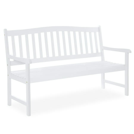 Best Choice Products 60in Classic Acacia Wood Outdoor Bench for Patio, Garden, Backyard, Porch -