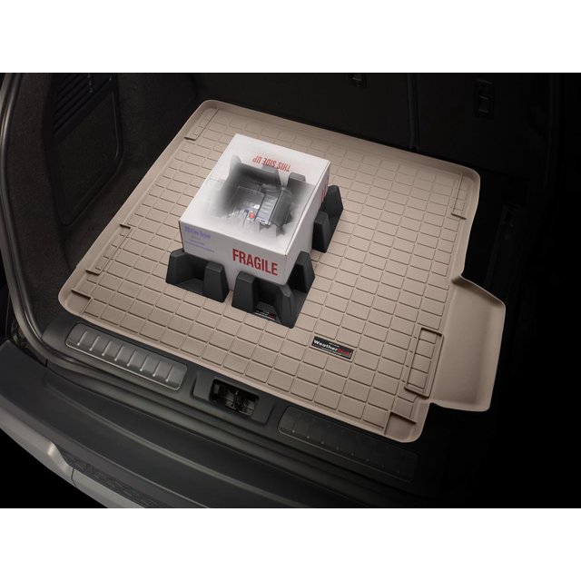 Weathertech Cargo Organizer 8CTK1 CargoTech; Cargo Area; Works With WeatherTech Cargo Liner Or Existing Vehicle Carpet/Flooring; Black; Plastic With Super-Grippy Underside; Set Of 4