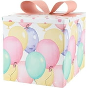 LaRibbons Gift Boxes with Lids, 9x9x9 Inches, for Presents, Birthdays, Holidays