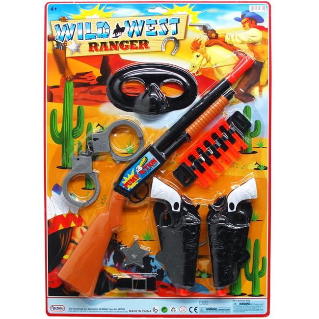 Western Ranger Sherrif toy gun play set 5pc total with dart shooter 