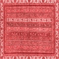 thumbnail image 1 of Ahgly Company Indoor Square Abstract Red Modern Area Rugs, 5' Square, 1 of 4