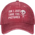 thumbnail image 1 of IDK I Just Take The Pictures Cap for Mens Radiology X-Ray Tech Womens Baseball Hats, 1 of 6