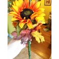 thumbnail image 4 of Cintas florales de color verde oscuro de 1/2 de ancho para envolver tallos de ramos y suministro de artesanías florales, 4 of 4