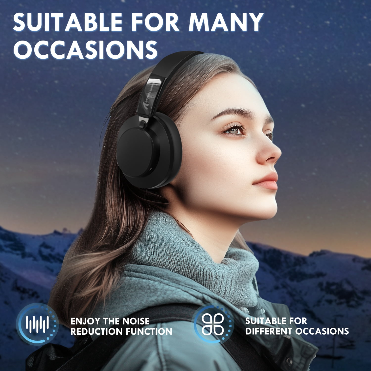ATTACK SHARK G500 Ultra-Light Dual-Mode Gaming Headset Ultra-Light Dual-Mode Wireless Gaming Headset for PC/PS4/Xbox