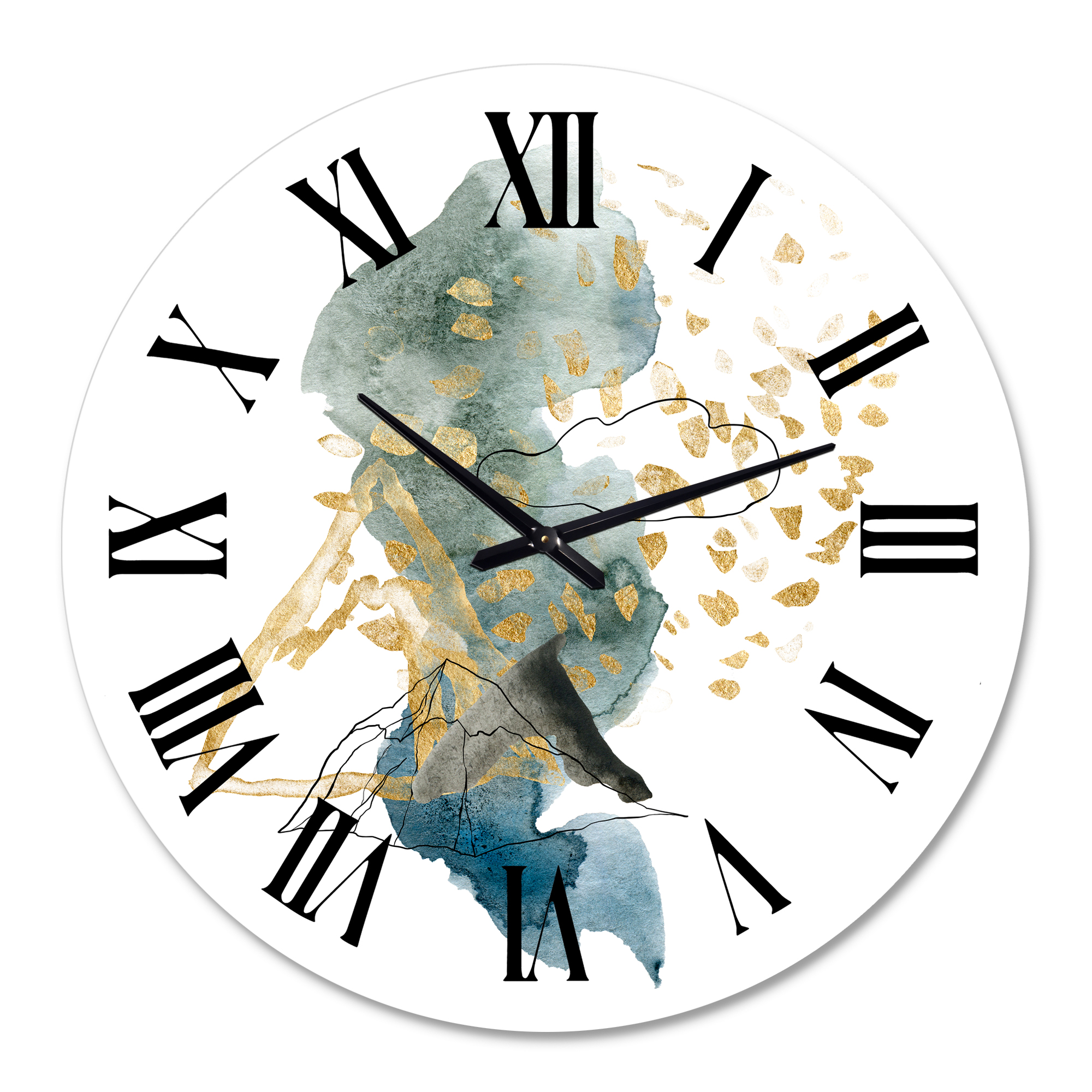 Designart 1 in Quartz Modern/Contemporary Wall Clock