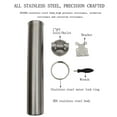 thumbnail image 5 of INTBUYING Heavy Duty Water Filter Shell Housing Whole House Water Purification of 304 Stainless Steel-20 inch Filter 1inch NPT Inlet and Outlet with Bracket and Wrench Pin, 5 of 16