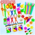 thumbnail image 4 of 24-100 Uds. Juego de recuerdo de fiesta divertido, juguetes para niños, fiesta de cumpleaños, regalos para invitados de boda, premios para guardería, paquete de regalo de Carnaval de Navidad, 4 of 5