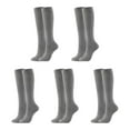 thumbnail image 1 of 5 Paires Hommes Femmes Bas de Compression 20-30 mm Vol Grossesse Enflure Varices Chaussettes de Sport Marathon, 1 of 5