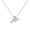 F, variant on Alphabet Initial Pendant Necklace in Silver, 3D Letter Design, Personalized Jewelry for Women, Great for Name Initials and Gifting
